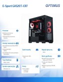 OPTIMUS Komputer E-Sport GA550T-CR5 Ryzen 7 5800X/16GB/1TB/RX 7600 GAMING OC 8G/W