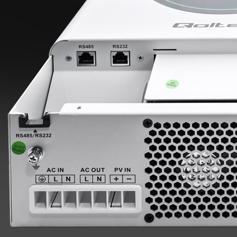 Qoltec Hybrydowy Inwerter solarny Off-Grid 3500W | 100A | 24V | MPPT | BMS | opcja Wi-Fi | Sinus | Power Factor 1.0 Qoltec Hybrydowy Inwerter solarny Off-Grid 3500W | 100A | 24V | MPPT | BMS | opcja Wi-Fi | Sinus | Power Factor 1.0