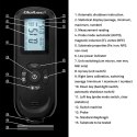 Qoltec Miernik grubości lakieru z podświetlanym bocznym wyświetlaczem LCD | 0 ~ 2000um