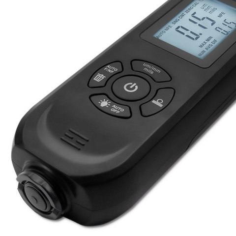 Qoltec Miernik grubości lakieru z podświetlanym bocznym wyświetlaczem LCD | 0 ~ 2000um Qoltec Miernik grubości lakieru z podświetlanym bocznym wyświetlaczem LCD | 0 ~ 2000um