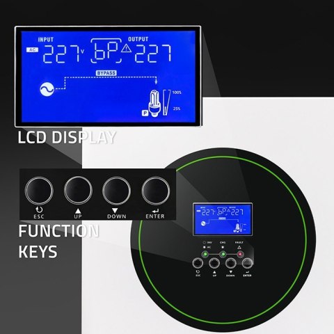 Qoltec Modularny Hybrydowy Inwerter solarny Off-Grid 6.2kVA | 6.2kW | 120A | MPPT | 12 jednostek | BMS | Sinus | opcja Wi-Fi | Power Qoltec Modularny Hybrydowy Inwerter solarny Off-Grid 6.2kVA | 6.2kW | 120A | MPPT | 12 jednostek | BMS | Sinus | opcja Wi-Fi | Power