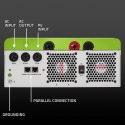 Qoltec Modularny Hybrydowy Inwerter solarny Off-Grid 6.2kVA | 6.2kW | 120A | MPPT | 12 jednostek | BMS | Sinus | opcja Wi-Fi | Power 