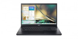 Acer Notebook Gaming Aspire 7 A715-76G-5303 i5-12450H, 15.6 FHD, 16GB, 512GB SSD, GeForce RTX 3050 4GB, NoOS, czarny