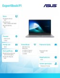 Asus Notebook ExpertBook P1503CVA-S70860W i5-13420H/15.6 cali FHD/16GB/512GB/ Win 11 HOME/3YRS