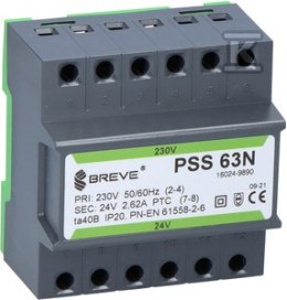 BREVE TRANSFORMATOR PSS 63N 230/ 24V