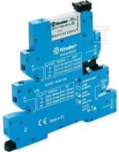FINDER PRZEKAŹNIK 1P 6A 24VAC/DC ZAC ŚRUB DIN
