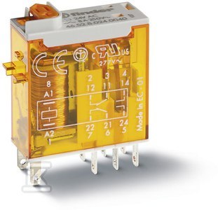 FINDER PRZEKAŹNIK 2P 8A 24V DC FINDER PRZEKAŹNIK 2P 8A 24V DC