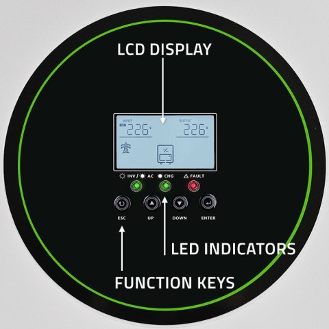 Qoltec Hybrydowy Inwerter solarny Off-Grid 11000W | 160A | 48V | MPPT | BMS | Sinus | opcja Wi-Fi | Power Factor 1.0 Qoltec Hybrydowy Inwerter solarny Off-Grid 11000W | 160A | 48V | MPPT | BMS | Sinus | opcja Wi-Fi | Power Factor 1.0