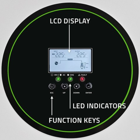 Qoltec Hybrydowy Inwerter solarny Off-Grid 6200W | 120A | 48V | MPPT | BMS | Sinus | opcja Wi-Fi | Power Factor 1.0 Qoltec Hybrydowy Inwerter solarny Off-Grid 6200W | 120A | 48V | MPPT | BMS | Sinus | opcja Wi-Fi | Power Factor 1.0