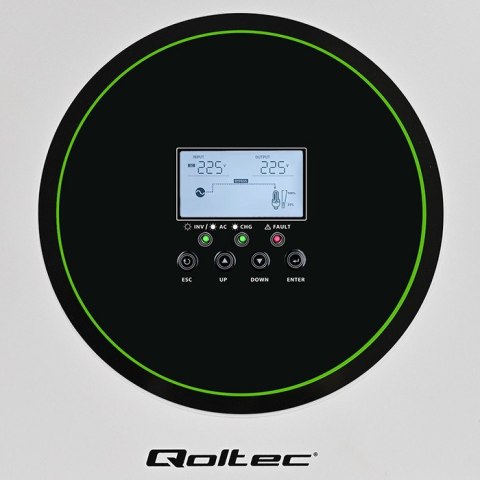 Qoltec Hybrydowy Inwerter solarny Off-Grid 6200W | 120A | 48V | MPPT | BMS | Sinus | opcja Wi-Fi | Power Factor 1.0 Qoltec Hybrydowy Inwerter solarny Off-Grid 6200W | 120A | 48V | MPPT | BMS | Sinus | opcja Wi-Fi | Power Factor 1.0