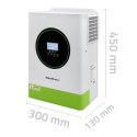 Qoltec Hybrydowy Inwerter solarny Off-Grid 6200W | 120A | 48V | MPPT | BMS | Sinus | opcja Wi-Fi | Power Factor 1.0