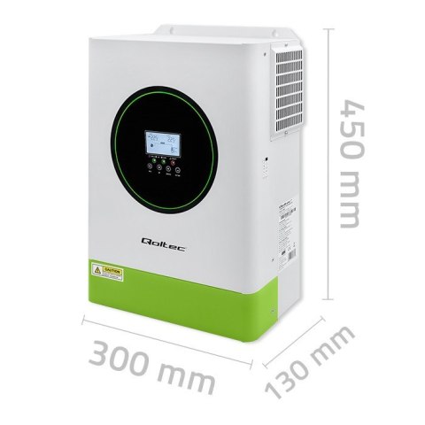 Qoltec Hybrydowy Inwerter solarny Off-Grid 6200W | 120A | 48V | MPPT | BMS | Sinus | opcja Wi-Fi | Power Factor 1.0 Qoltec Hybrydowy Inwerter solarny Off-Grid 6200W | 120A | 48V | MPPT | BMS | Sinus | opcja Wi-Fi | Power Factor 1.0