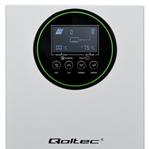 Qoltec Inwerter Przetwornica solarna do grzania wody ECO Solar Boost | MPPT | BYPASS | LCD | 3kW/4kW | Wi-Fi Qoltec Inwerter Przetwornica solarna do grzania wody ECO Solar Boost | MPPT | BYPASS | LCD | 3kW/4kW | Wi-Fi