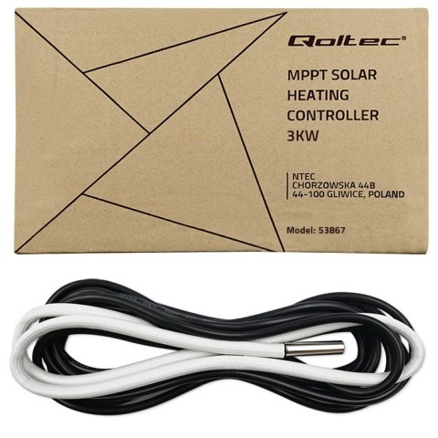 Qoltec Inwerter Przetwornica solarna do grzania wody ECO Solar Boost | MPPT | BYPASS | LCD | 3kW/4kW | Wi-Fi Qoltec Inwerter Przetwornica solarna do grzania wody ECO Solar Boost | MPPT | BYPASS | LCD | 3kW/4kW | Wi-Fi