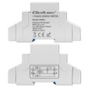 Qoltec Jednofazowy elektroniczny licznik | miernik zużycia energii na szynę DIN | 230V | 30A | LCD | 1P