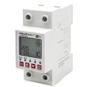 Qoltec Przekaźnik 63A na szynę DIN z licznikiem energii elektrycznej | Timer | Tuya | Wi-Fi | LED 