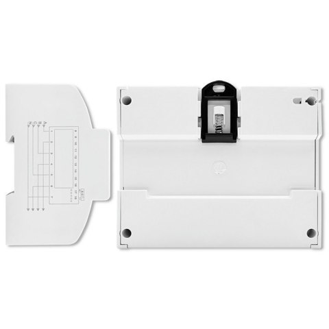 Qoltec Trójfazowy dwukierunkowy elektroniczny licznik | miernik zużycia energii na szynę DIN | 400V | 100A | LCD | 4P Qoltec Trójfazowy dwukierunkowy elektroniczny licznik | miernik zużycia energii na szynę DIN | 400V | 100A | LCD | 4P