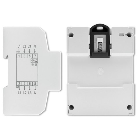 Qoltec Trójfazowy elektroniczny licznik | miernik zużycia energii na szynę DIN | 400V | 100A | LCD | 4P Qoltec Trójfazowy elektroniczny licznik | miernik zużycia energii na szynę DIN | 400V | 100A | LCD | 4P
