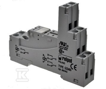 RELPOL GZM80-SZARE GNIAZDO DO RM84-85,RM87L-87P RELPOL GZM80-SZARE GNIAZDO DO RM84-85,RM87L-87P