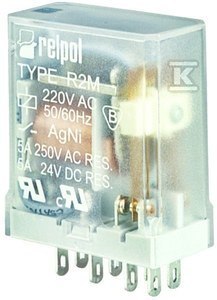 RELPOL PRZEK.R2M 2P 24VDC EL-M.DO GN.GZ2