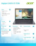 Acer Notebook Aspire 5 A515-57-713N i7-12650H 15.6" FHD 16GB 512GB NoOS szary