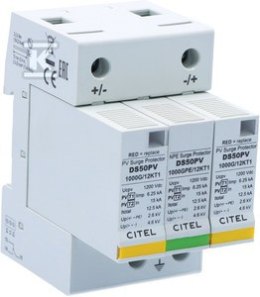 CITEL OGR.1+2(BC) 12,5KA 2P+G DS50PVS-1000G
