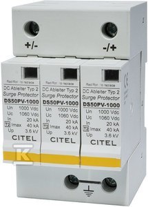 CITEL OGR.2(C)20/40KA 2P+V 70A DS50PVS-1000