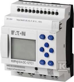 EATON EASYE4,24VDC,8DI(4AI),4DO-T,Z WYŚW.
