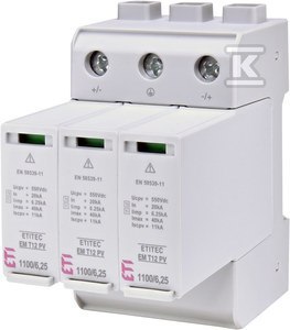 ETI OGRANICZNIK ETITEC EM T12 PV 1100/6,25 Y ETI OGRANICZNIK ETITEC EM T12 PV 1100/6,25 Y