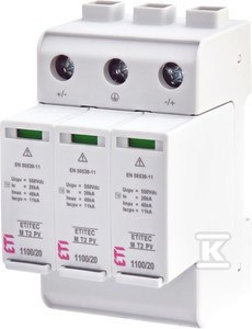 ETI OGRANICZNIK ETITEC M T2 PV 1100/20 Y