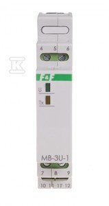 F&F PRZETWORNIK POMIARU NAPIĘCIA MAX-MB-3U-