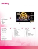 Hisense Telewizor MINI-LED ULED 50 cali 50U6NQ