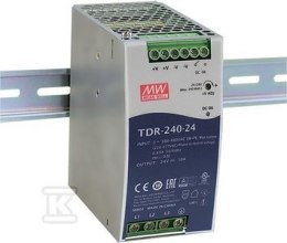MEAN WELL TDR-240-24 ZASILACZ NA SZYNĘ DIN 3-FAZO