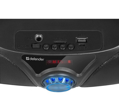 Defender Głośnik Bluetooth Beatbox 10W BT/FM/USB/TF/AUX Kolorowe podświetlenie Defender Głośnik Bluetooth Beatbox 10W BT/FM/USB/TF/AUX Kolorowe podświetlenie