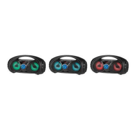 Defender Głośnik Bluetooth Beatbox 10W BT/FM/USB/TF/AUX Kolorowe podświetlenie Defender Głośnik Bluetooth Beatbox 10W BT/FM/USB/TF/AUX Kolorowe podświetlenie