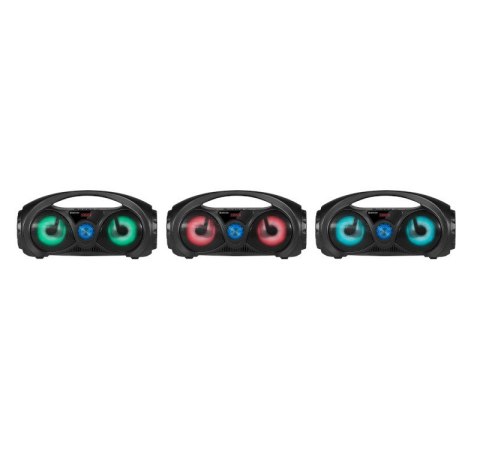 Defender Głośnik Bluetooth Beatbox 10W BT/FM/USB/TF/AUX Kolorowe podświetlenie Defender Głośnik Bluetooth Beatbox 10W BT/FM/USB/TF/AUX Kolorowe podświetlenie