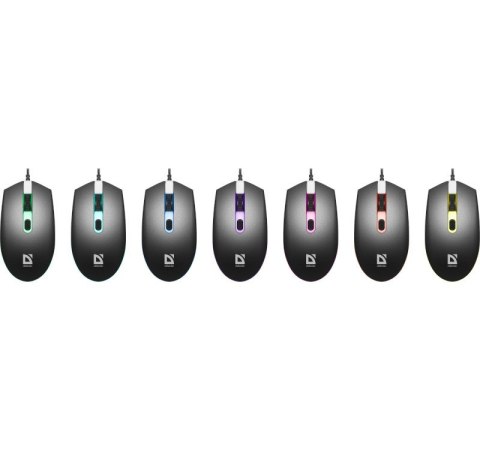 Defender Mysz gamingowa DOT MB-986 optyczna 7 kolorów 1000dpi 4P Defender Mysz gamingowa DOT MB-986 optyczna 7 kolorów 1000dpi 4P