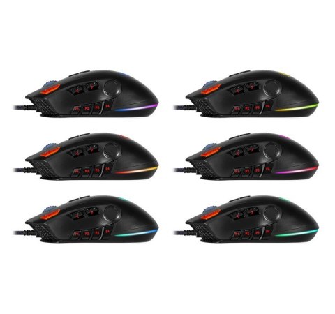 Defender Mysz gamingowa przewodowa Oversider GM-917 12000 dpi 12P Defender Mysz gamingowa przewodowa Oversider GM-917 12000 dpi 12P