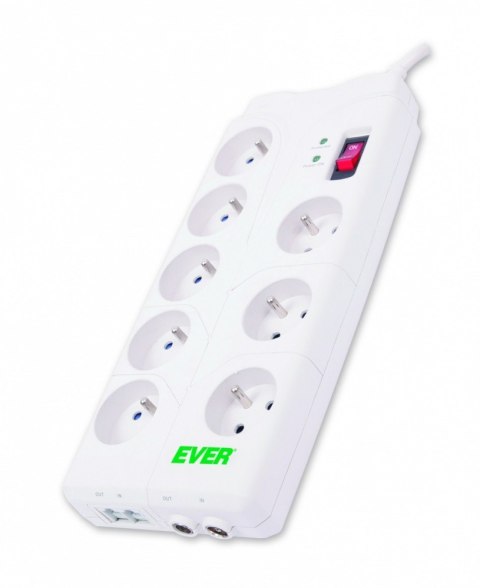 EVER Listwa Home 2M 8 gniazd Filtrująca EVER Listwa Home 2M 8 gniazd Filtrująca