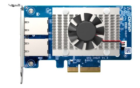 QNAP Karta sieciowa QXG-10G2T Dual-port 10G BASE-T 10Gb Net. Ex.Card QNAP Karta sieciowa QXG-10G2T Dual-port 10G BASE-T 10Gb Net. Ex.Card