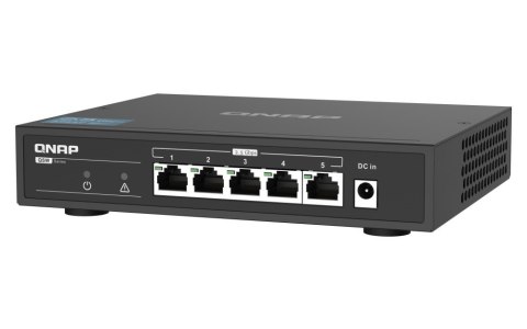 QNAP Przełącznik niezarządzalny QSW-1105-5T- EU 5 portów 2.5GbE QNAP Przełącznik niezarządzalny QSW-1105-5T- EU 5 portów 2.5GbE