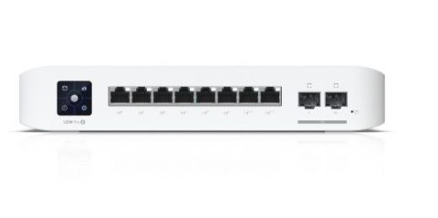 UBIQUITI Przełącznik UniFi 8 PoE USW-PRO-8-POE, 6 portów 1 GbE PoE+, 2 porty 1 GbE PoE++, 2 porty 10G SFP+, 120W UBIQUITI Przełącznik UniFi 8 PoE USW-PRO-8-POE, 6 portów 1 GbE PoE+, 2 porty 1 GbE PoE++, 2 porty 10G SFP+, 120W