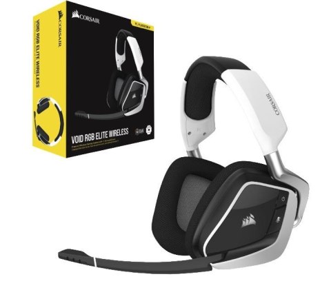 Corsair Słuchawki Void RGB Elite Wireless Headset White Corsair Słuchawki Void RGB Elite Wireless Headset White
