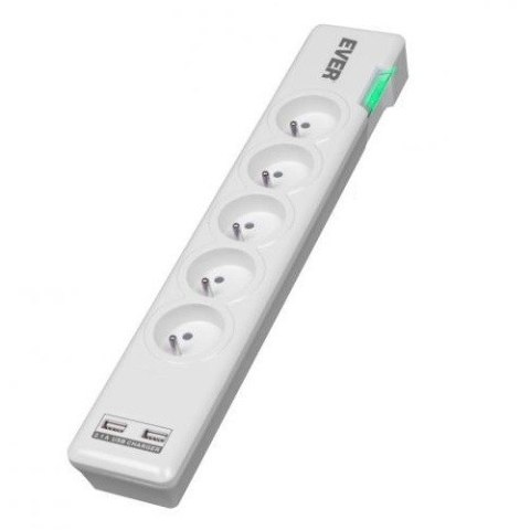 EVER Listwa antyprzepięciowa ELITE USB 1.5m T/LZ11-ELI015/0000 EVER Listwa antyprzepięciowa ELITE USB 1.5m T/LZ11-ELI015/0000