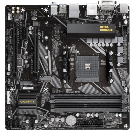 Gigabyte Płyta główna B550M DS3H AM4 4DDR4 HDMI/DVI M.2 USB3.2 mATX Gigabyte Płyta główna B550M DS3H AM4 4DDR4 HDMI/DVI M.2 USB3.2 mATX