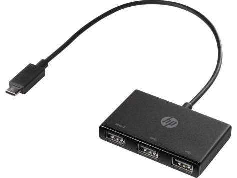 HP Inc. USB-C to 3 USB-A Hub Z6A00AA HP Inc. USB-C to 3 USB-A Hub Z6A00AA