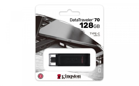 Kingston Pendrive DT70/128GB USB-C 3.2 Gen1 Kingston Pendrive DT70/128GB USB-C 3.2 Gen1