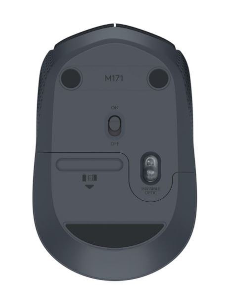 Logitech Mysz bezprzewodowa M171 Czarna 910-004424 Logitech Mysz bezprzewodowa M171 Czarna 910-004424