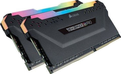Corsair Pamięć DDR4 Vengeance RGB 64GB/3600(2*32GB) BLACK CL18 Corsair Pamięć DDR4 Vengeance RGB 64GB/3600(2*32GB) BLACK CL18