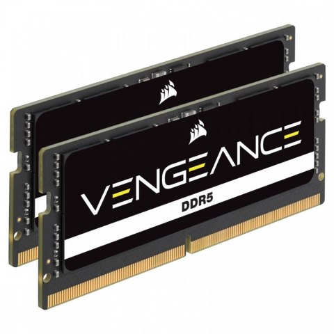 Corsair Pamięć DDR5 Vengeance 32GB/4800 (2*16) CL40 SODIMM, czarna Corsair Pamięć DDR5 Vengeance 32GB/4800 (2*16) CL40 SODIMM, czarna